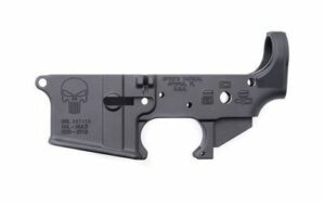 Lower Receiver Stripped – w/Punisher Logo Spike’s Tactical