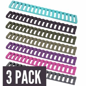 ERGO 18-Slot Ladder LowPro Rail Covers (3PK) – Black