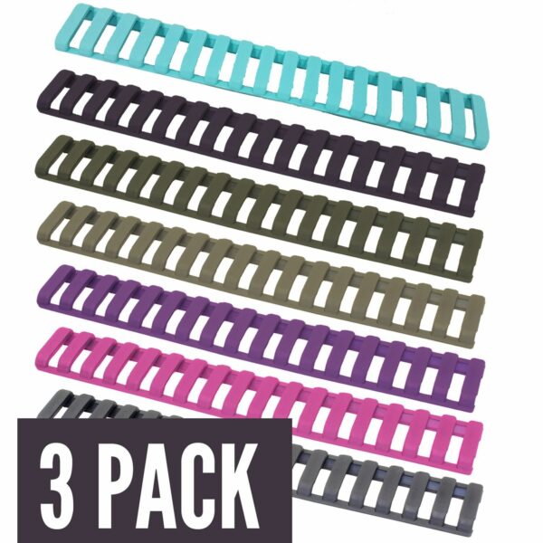 ERGO 18-Slot Ladder LowPro Rail Covers (3PK) – Black