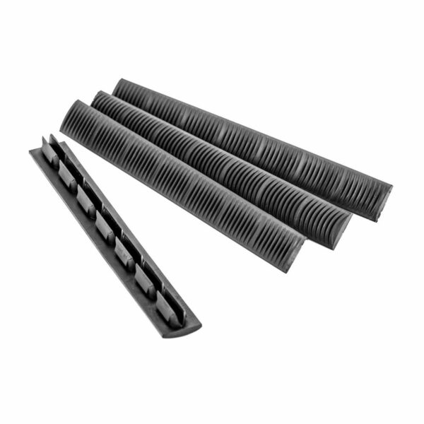 Ergo Grip 4 Pack of Black 7-Slot KeyMod WedgeLok Rail Covers
