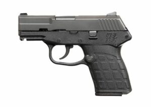 KelTec PF-9 9mm Pistol 7rd Black Polymer Frame Green Slide