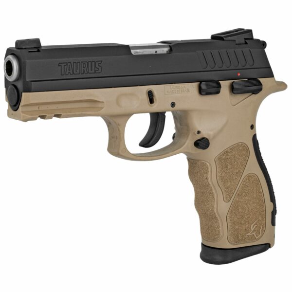 Taurus TH9 9MM 17RD 4.25″ Barrel Semi-Automatic Pistol Black/Tan Finish
