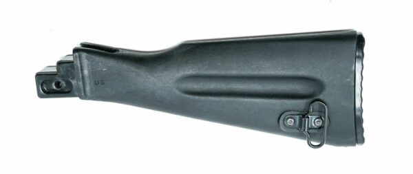 Stock set includes US made black polymer buttstock and pistol grip Bulgarian polymer handguards