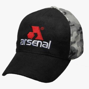 Arsenal Black / Camo Split Logo Cap