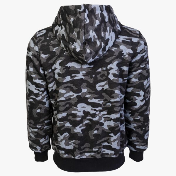 Arsenal XX-Large Black Camo Cotton-Poly Relaxed Fit Zip-Up Hoodie