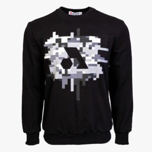 Arsenal Large Black Cotton-Poly Standard Fit Centre Graphic Pullover Sweater