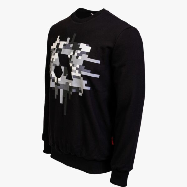 Arsenal Large Black Cotton-Poly Standard Fit Centre Graphic Pullover Sweater