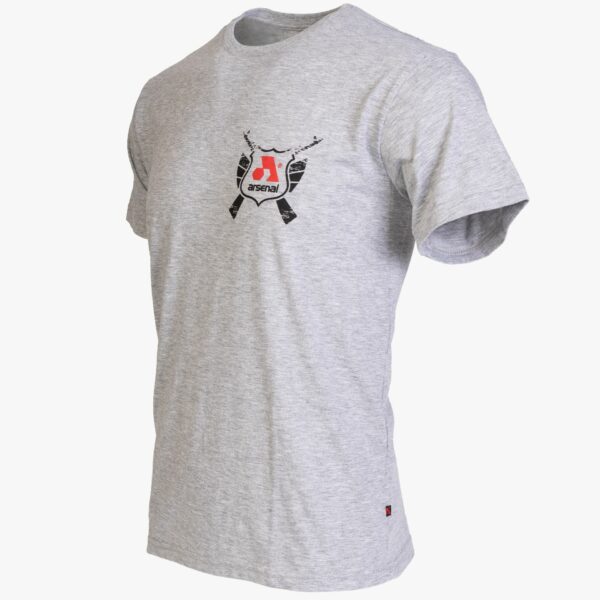 Arsenal Large Gray Cotton Relaxed Fit Classic T-Shirt