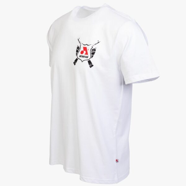 Arsenal X-Large White Cotton Relaxed Fit Classic T-Shirt