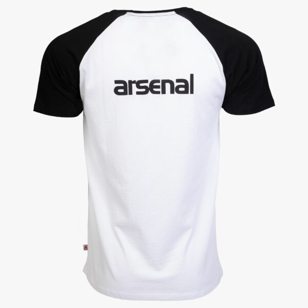 Arsenal X-Large White / Black Cotton Relaxed Fit Retro T-Shirt