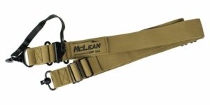 McLean Corp Coyote Brown Dynamic Retention Sling QD Swivel