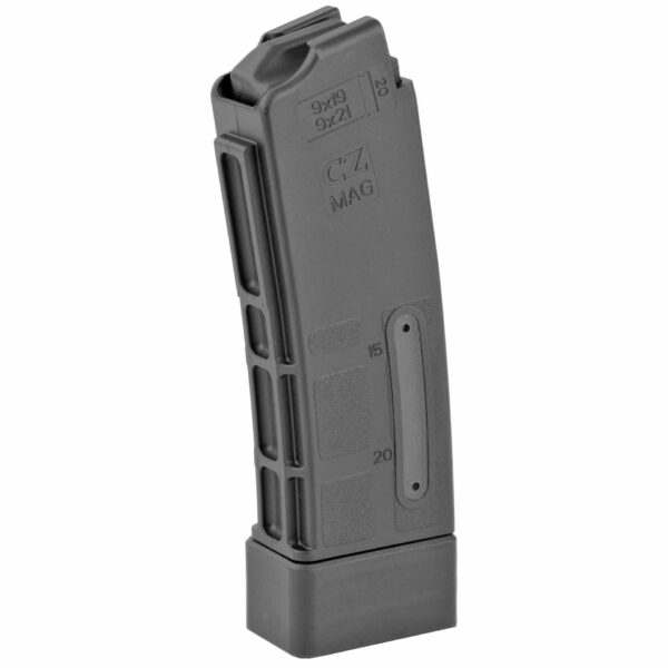 CZ 9mm Black with Window 20 Round Magazine
