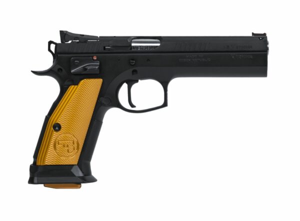 CZ 75 Tactical Sport 40 S&W Orange Semi-Automatic Pistol