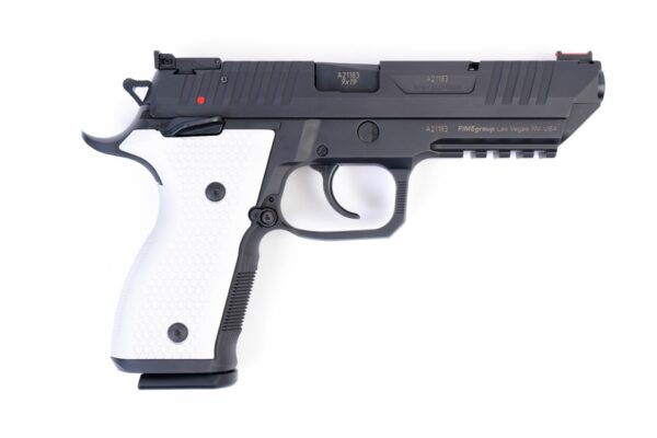 Arex Rex Alpha 9 9mm Black with White Aluminum Grips Semi-Automatic 20 Round Pistol