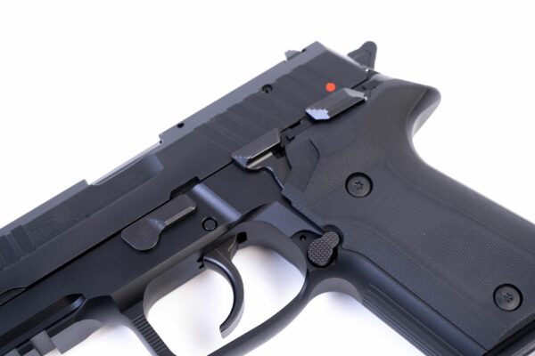 Arex Rex Zero 1CP-01B1 9mm Black with Hogue Solid Black Grips Semi-Automatic 15 Round Pistol