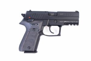 Arex Rex Zero 1CP-01GR1 9mm Green with Hogue Piranha Black Grey Grips 15rd Pistol