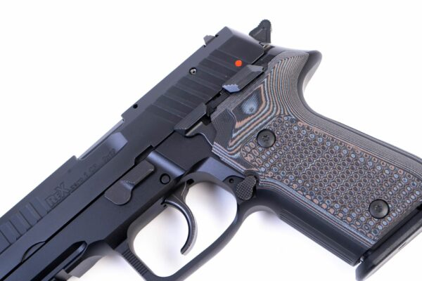 Arex Rex Zero 1CP-01GR1 9mm Green with Hogue Piranha Black Grey Grips 15rd Pistol