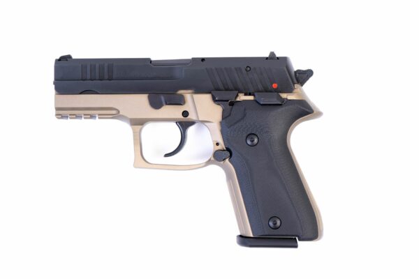 Arex Rex Zero 1CP-05B1 Flat Dark Earth with Hogue Black Grips 9mm Semi-Automatic 10 Round Pistol
