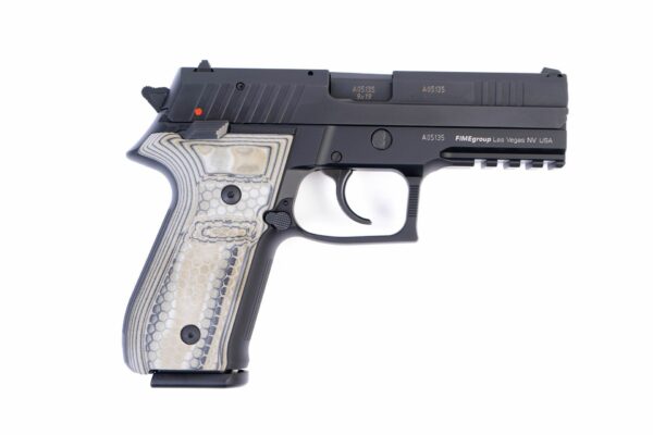 Arex Rex Zero 1S-01G Black with Hogue G10 Green Mascus Grips 9mm 17 Round Pistol