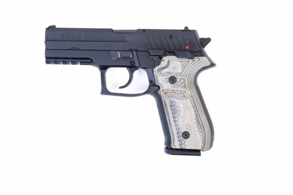 Arex Rex Zero 1S-01G Black with Hogue G10 Green Mascus Grips 9mm 17 Round Pistol