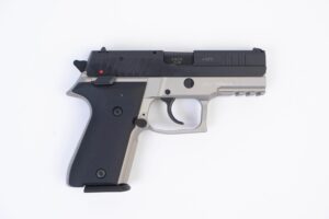Arex Rex Zero 1CP-13B1 Grey with Hogue Black Grips 9mm Semi-Automatic 15 Round Pistol