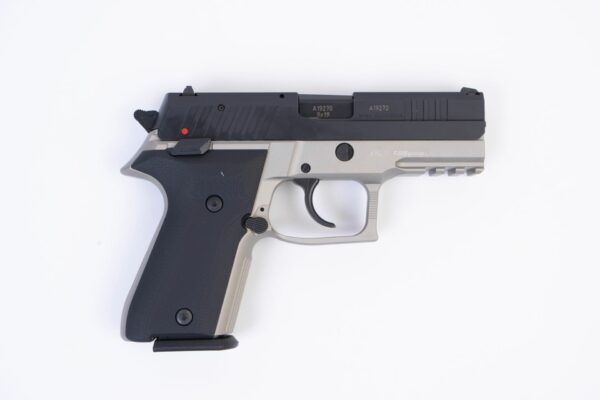 Arex Rex Zero 1CP-13B1 Grey with Hogue Black Grips 9mm Semi-Automatic 15 Round Pistol