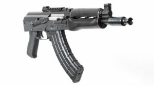 Zastava ZPAP92 7.62x39mm Semi-Automatic 30 Round AK47 Pistol with Booster Muzzle Brake and Rails