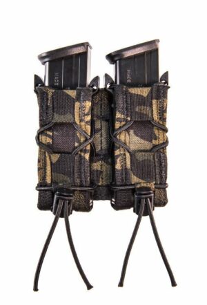 High Speed Gear Pistol TACO MOLLE MultiCam Black Double Magazine Pouch