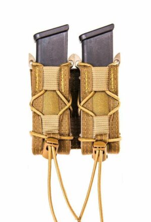 High Speed Gear Pistol TACO MOLLE Coyote Brown Double Magazine Pouch