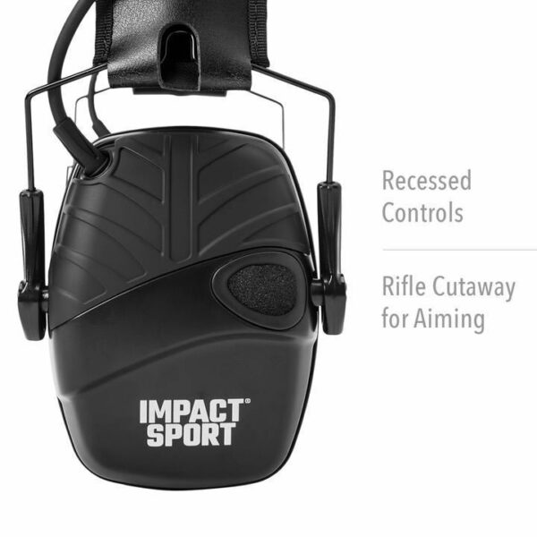 Howard Leight Impact Sport Black Electronic Earmuff