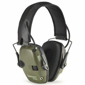 Howard Leight Impact Sport OD Green Electronic Earmuff