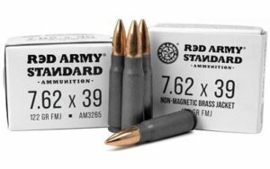 Red Army Standard 7.62x39mm 122 Grain FMJ Ammunition 1000 Rounds