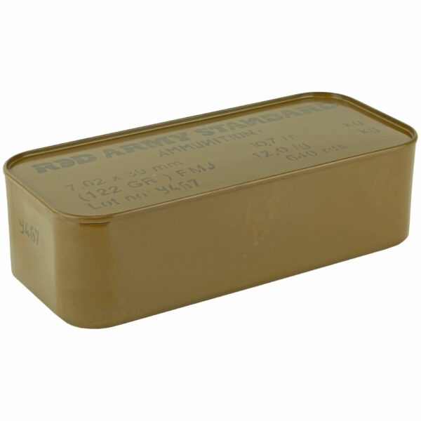 Red Army Standard 7.62x39mm 122 Grain Sealed Tin Ammunition 640 Rounds