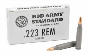 Red Army Standard 223 Rem 55 Grain FMJ Sealed Tin Ammunition 500 Rounds