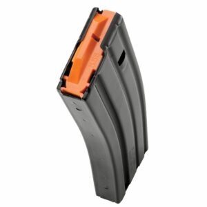 DURAMAG Speed™ 223 Rem 300 Blk 30 Round AR-15 Style Black Aluminum Magazine Orange AGF