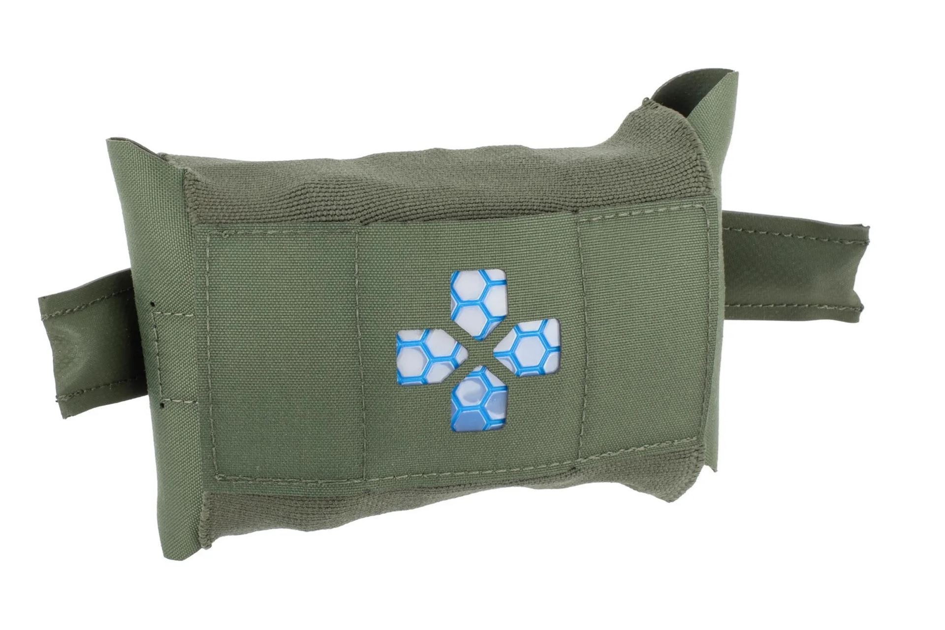 Blue Force Gear Micro Trauma Kit NOW! MOLLE Mounted Helium Whisper Essentials Supplies OD Green