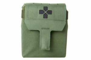 Blue Force Gear Trauma Kit NOW! MOLLE Mounted  Helium Whisper Empty OD Green