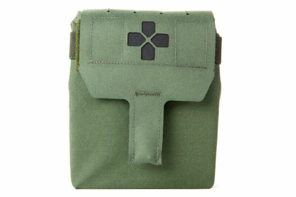 Blue Force Gear Trauma Kit NOW! MOLLE Mounted  Helium Whisper Empty OD Green