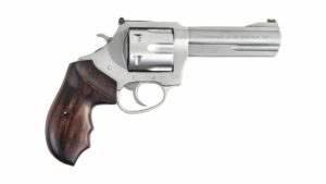Charter Arms-The PROFESSIONAL VI 357 Mag 6 rd 4.2″  Stainless Steel Wooden Grip