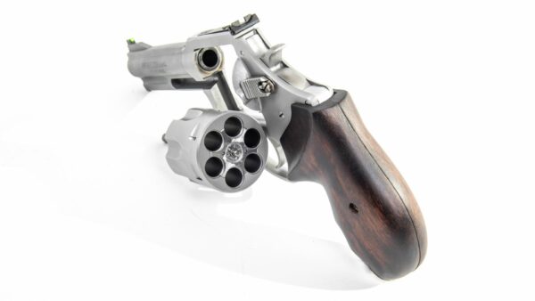Charter Arms-The PROFESSIONAL VI 357 Mag 6 rd 4.2″  Stainless Steel Wooden Grip
