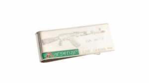 Arsenal .925 Pure Silver Money Clip with Arsenal Logo