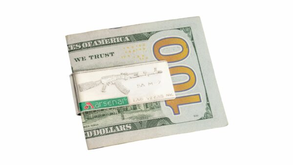 Arsenal .925 Pure Silver Money Clip with Arsenal Logo