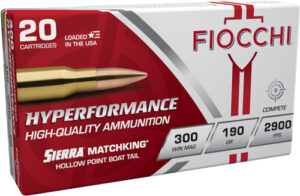 FIOCCHI 300 WIN MAG 190GR HPBT