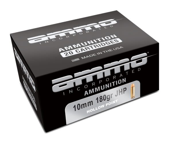 Ammo Inc Signature Defense 10mm Handgun Ammo - 180 Grain | JHP | 20rd Box