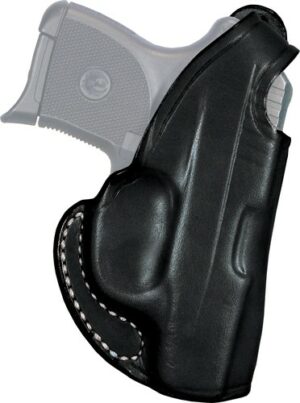 DESANTIS MAVERICK HOLSTER RH - OWB LEATHER RUGER LCP BLACK
