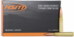 HSM 8MM MAUSER 195GR SOFT - POINT 20RD 20BX/CS
