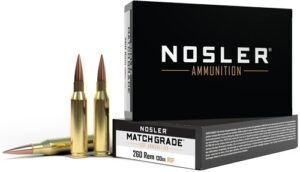 NOSLER MATCH 260 REM 130GR - BTHP REDUCED DRAG 20RD 10BX/CS