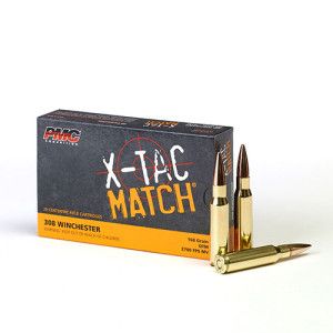 PMC X-TAC Match .308 Winchester Rifle Ammo - 168 Grain | OTM | 20rd Box