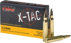 PMC 5.56X45 55GR FMJ-BT - 20RD 50BX/CS