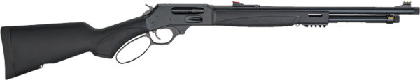 HENRY X MODEL LEVER 45/70 - 19.8" TB BLUED BLACK SYN.
